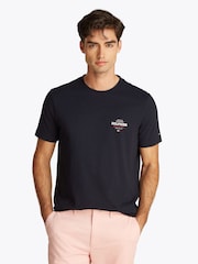 Tommy Hilfiger Blue Monotype All American 100% Cotton T-Shirt - Image 1 of 6