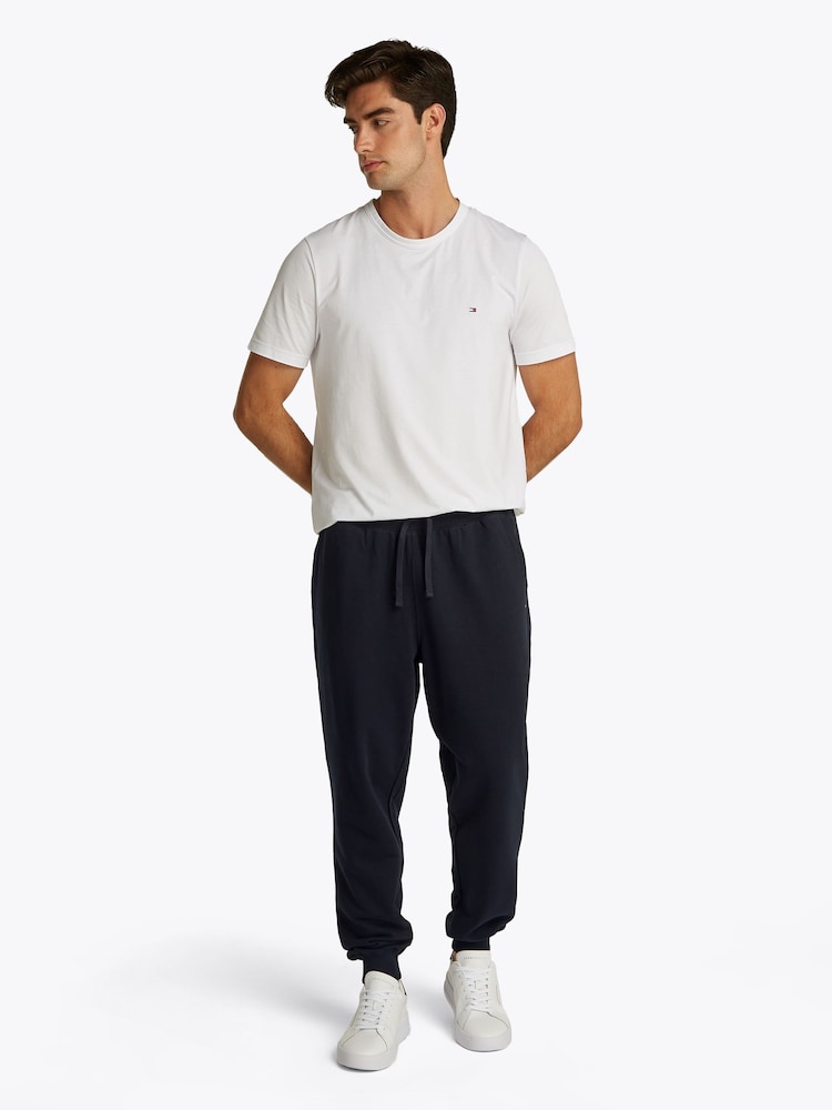 Tommy Hilfiger Blue Essential Terry 100% Cotton Joggers - Image 2 of 7