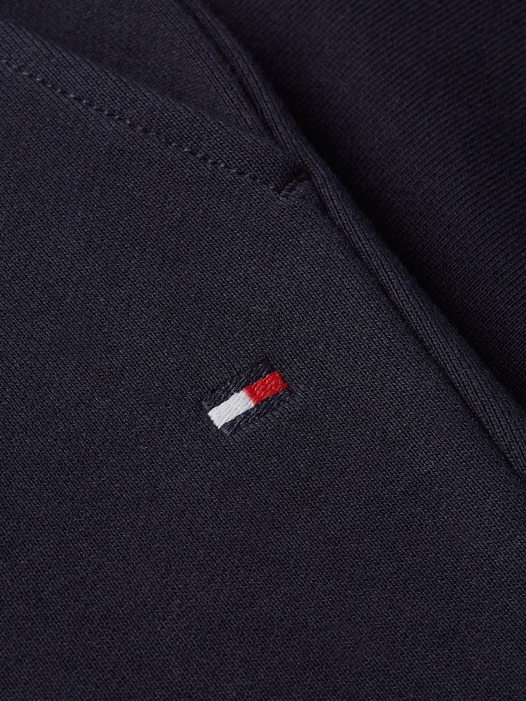 Tommy Hilfiger Blue Essential Terry 100% Cotton Joggers - Image 7 of 7