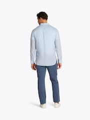 Tommy Hilfiger Light Blue 100% Linen Pigment Dyed Shirt - Image 3 of 6