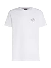 Tommy Hilfiger White Monotype All American 100% Cotton T-Shirt - Image 5 of 6