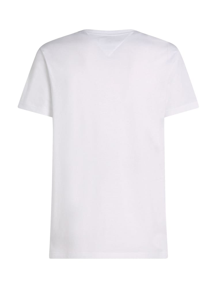 Tommy Hilfiger White Monotype All American 100% Cotton T-Shirt - Image 6 of 6