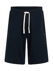 Tommy Hilfiger Blue Terry 100% Cotton Jogger Shorts - Image 5 of 7