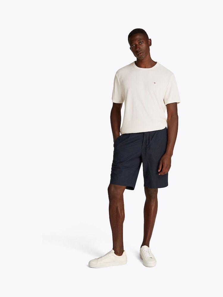 Tommy Hilfiger Cream Terry Towelling T-Shirt - Image 3 of 6