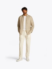Tommy Hilfiger Natural Regular Fit Essential Stripe 100% Linen Shirt - Image 2 of 6