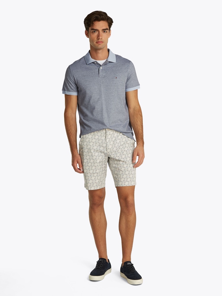 Tommy Hilfiger Blue Regular Fit Short Sleeve 100% Cotton Polo Shirt - Image 2 of 6