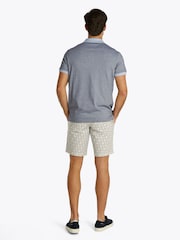 Tommy Hilfiger Blue Regular Fit Short Sleeve 100% Cotton Polo Shirt - Image 3 of 6