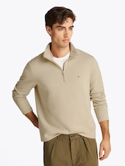 Tommy Hilfiger Natural Performance Quarter Zip Sweatshirt - Image 1 of 6