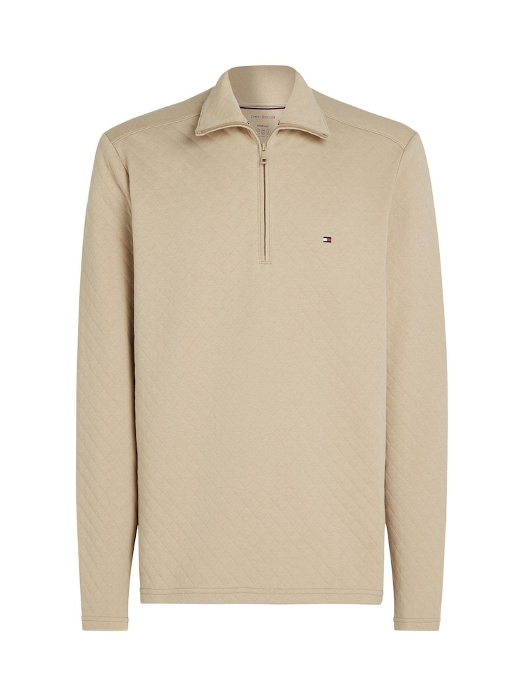 Tommy Hilfiger Natural Performance Quarter Zip Sweatshirt - Image 5 of 6