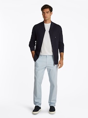 Tommy Hilfiger Blue Baseball 100% Cotton Jumper - Image 2 of 6