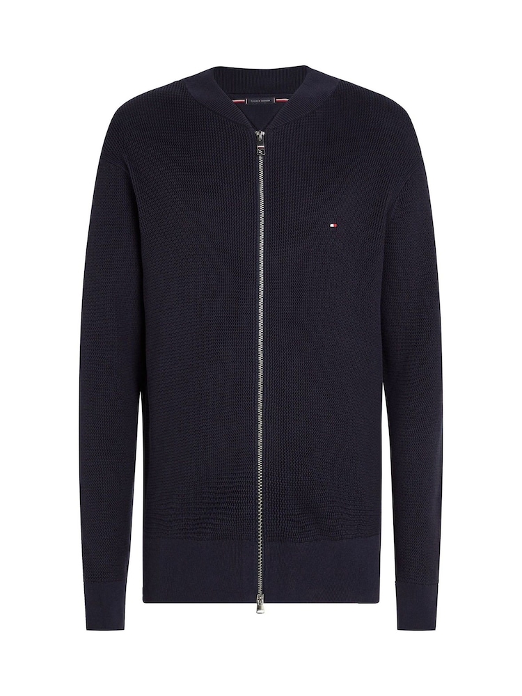Tommy Hilfiger Blue Baseball 100% Cotton Jumper - Image 5 of 6