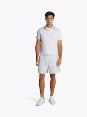 Белый - Tommy Hilfiger Regular Fit Performance Zip Short Sleeve Polo Shirt - Image 2 of 6