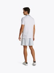 Белый - Tommy Hilfiger Regular Fit Performance Zip Short Sleeve Polo Shirt - Image 3 of 6
