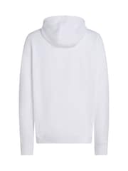Tommy Hilfiger Chalk White Multi Flags 100% Cotton Hoodie - Image 6 of 6