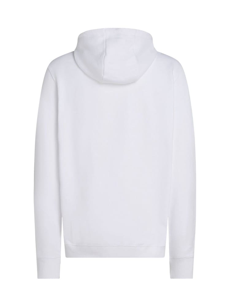 Tommy Hilfiger Chalk White Multi Flags 100% Cotton Hoodie - Image 6 of 6