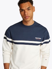 Tommy Hilfiger Blue Monotype Sweatshirt - Image 4 of 6