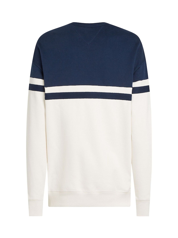 Tommy Hilfiger Blue Monotype Sweatshirt - Image 6 of 6
