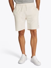 Tommy Hilfiger White Terry Towelling Jogger Shorts - Image 1 of 6