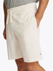 Tommy Hilfiger White Terry Towelling Jogger Shorts - Image 4 of 6