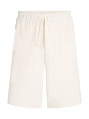 Tommy Hilfiger White Terry Towelling Jogger Shorts - Image 5 of 6