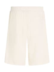 Tommy Hilfiger White Terry Towelling Jogger Shorts - Image 6 of 6