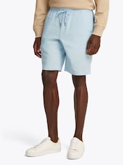 Tommy Hilfiger Blue Harlem Drawstring Linen Shorts - Image 2 of 6