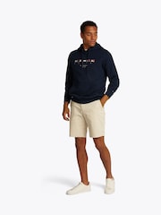 Tommy Hilfiger Navy Multi Flags 100% Cotton Hoodie - Image 2 of 6