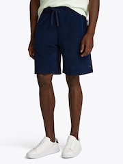 Tommy Hilfiger Blue Terry Towelling Jogger Shorts - Image 1 of 6