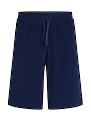 Tommy Hilfiger Blue Terry Towelling Jogger Shorts - Image 5 of 6