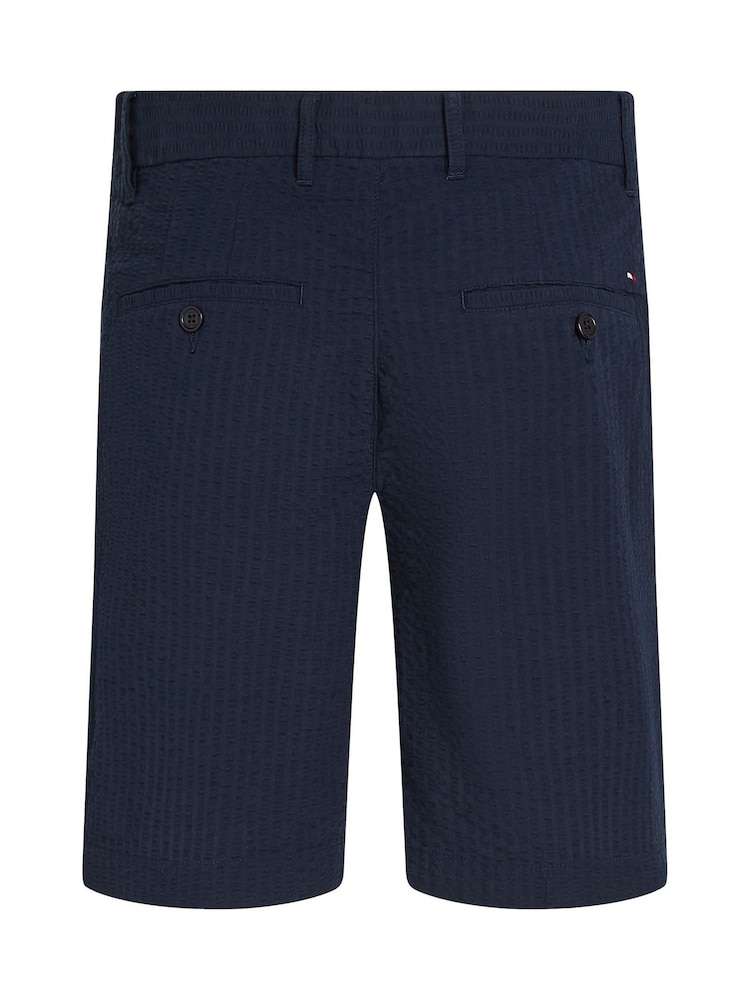 Tommy Hilfiger Blue Mercer Seersucker Shorts - Image 6 of 6 Tommy Hilfiger Blue Mercer Seersucker Shorts - Image 6 of 6