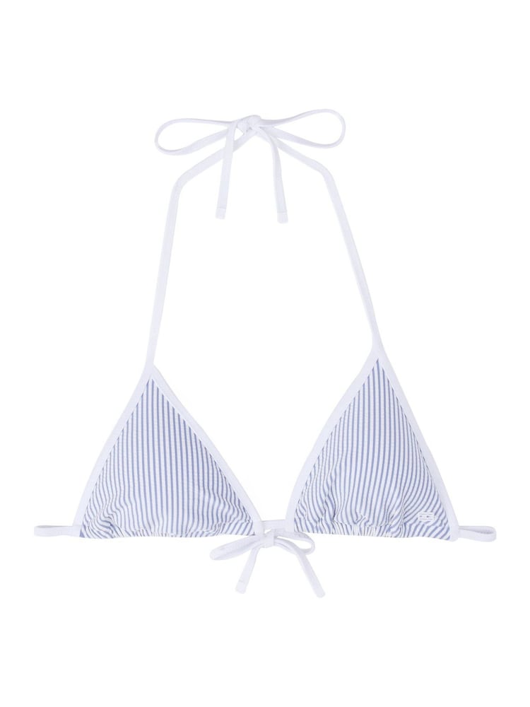 Tommy Hilfiger White Triangle Bikini Top With Removable Pads - Image 5 of 5