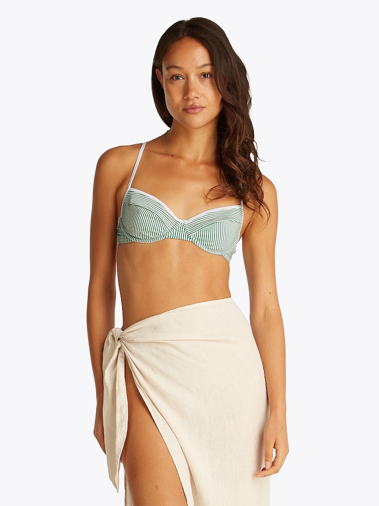 Tommy Hilfiger Green Demi Swim Top - Image 1 of 1