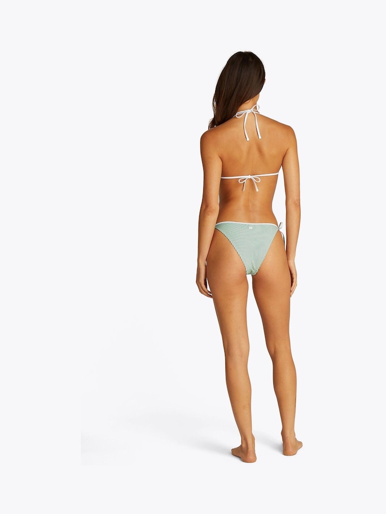 Tommy Hilfiger Green String Side Tie Bikini Bottoms - Image 3 of 5