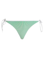 Tommy Hilfiger Green String Side Tie Bikini Bottoms - Image 5 of 5