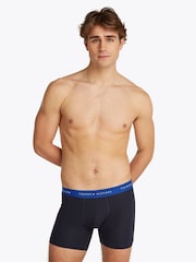 Tommy Hilfiger Blue Signature Essential Waistband Boxer Briefs 3 Pack - Image 2 of 5