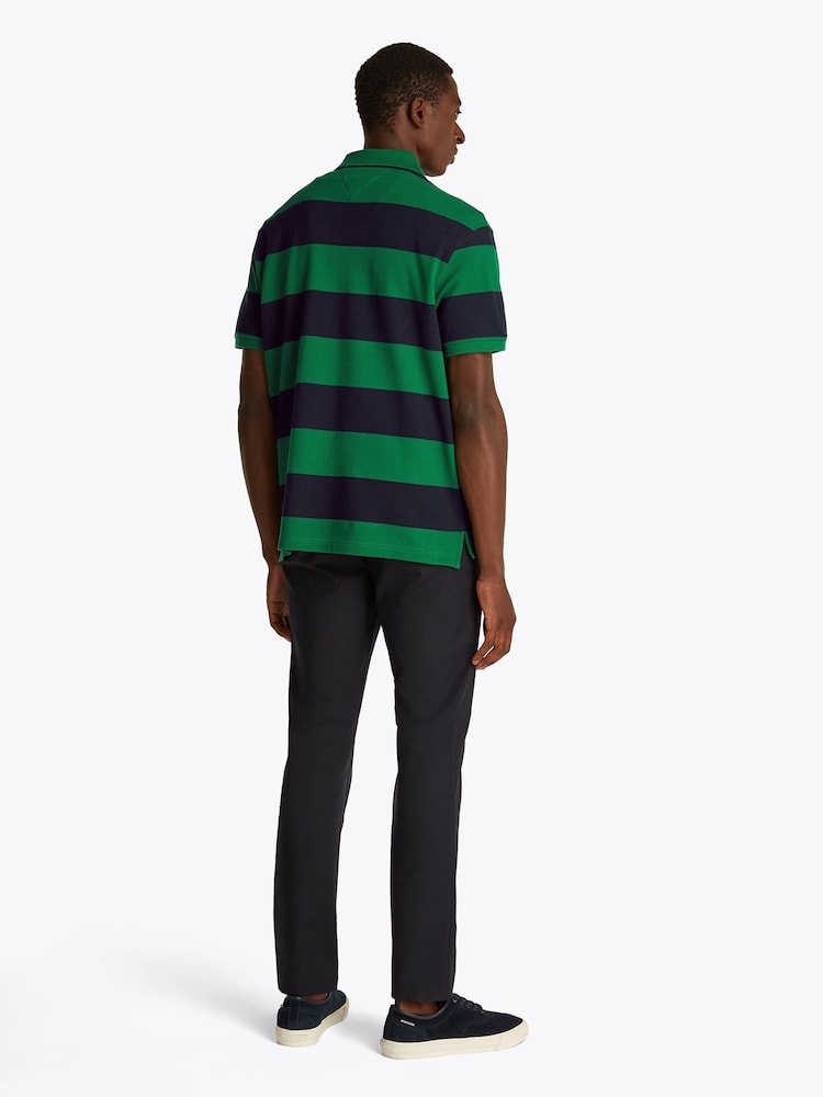 Tommy Hilfiger Green Short Sleeve Polo Shirt - Image 3 of 7