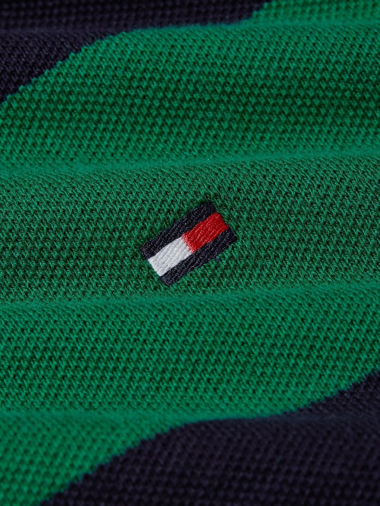 Зеленый - Tommy Hilfiger Short Sleeve Polo Shirt - Image 7 of 7