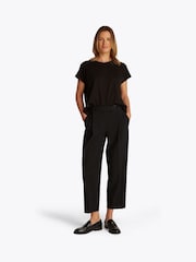 Tommy Hilfiger Black Stretch Tapered Trousers - Image 2 of 6