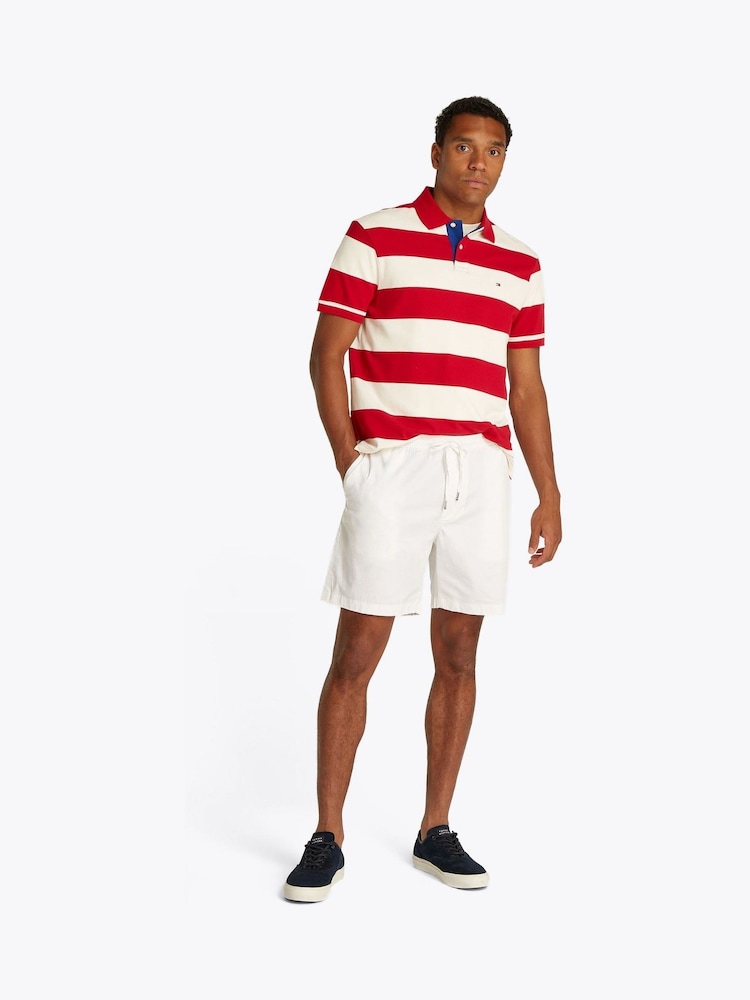 Tommy Hilfiger Red Short Sleeve Polo Shirt - Image 2 of 6