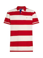 Tommy Hilfiger Red Short Sleeve Polo Shirt - Image 5 of 6