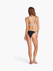Tommy Hilfiger Blue Triangle Bikini Top With Removable Pads - Image 3 of 5