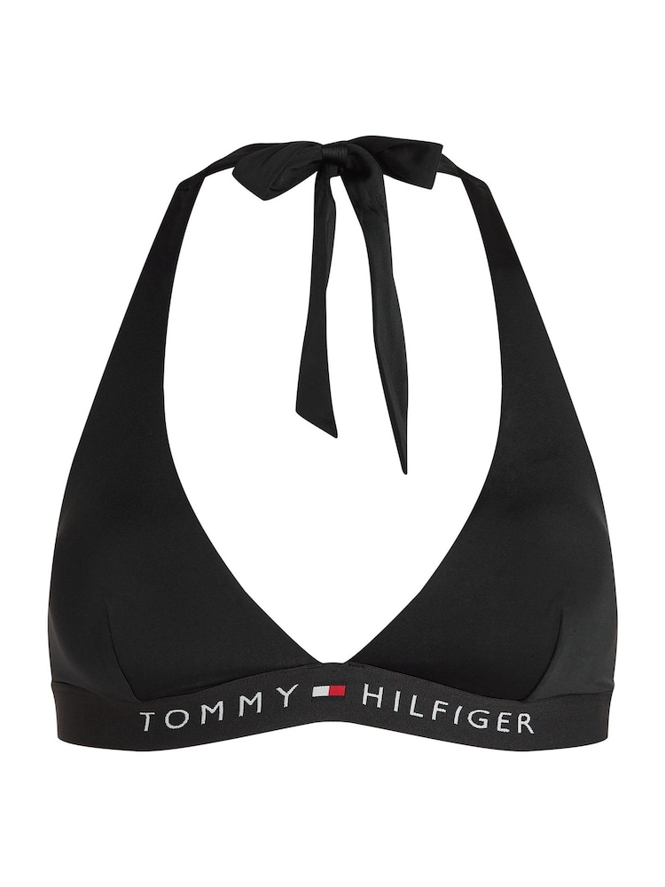 Tommy Hilfiger Halter Bikini Top With Removable Pads - Image 4 of 5