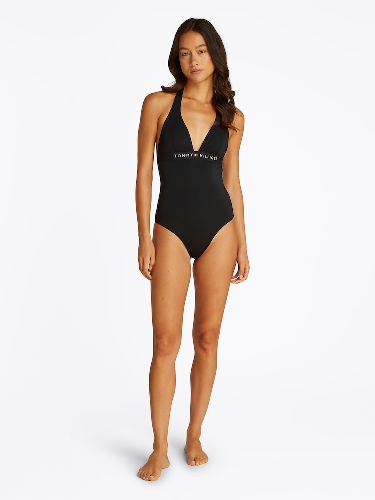 Tommy Hilfiger Halter Neck Swimsuit 1 Piece - Изображение 1 из 5