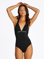 Tommy Hilfiger Halter Neck Swimsuit 1 Piece - Изображение 2 из 5