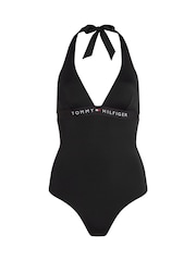 Tommy Hilfiger Halter Neck Swimsuit 1 Piece - Изображение 4 из 5