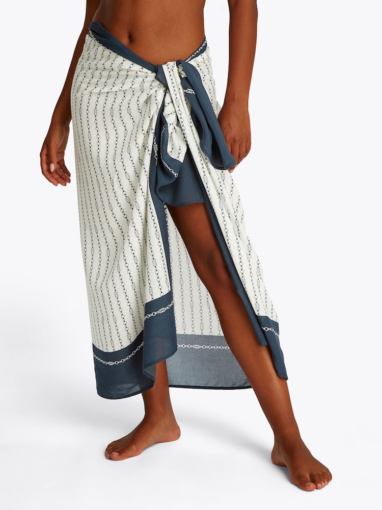 Tommy Hilfiger White Sarong Cover-Up - Image 1 of 5