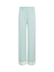 Tommy Hilfiger Green Satin Pull On Trousers - Image 5 of 6
