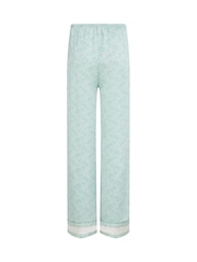 Tommy Hilfiger Green Satin Pull On Trousers - Image 6 of 6