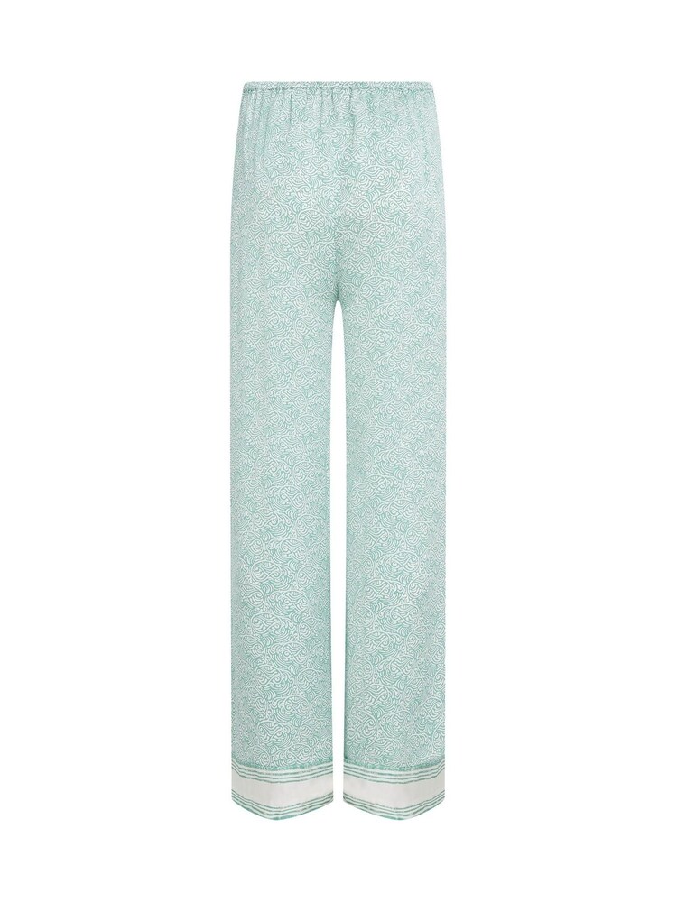 Tommy Hilfiger Green Satin Pull On Trousers - Image 7 of 7