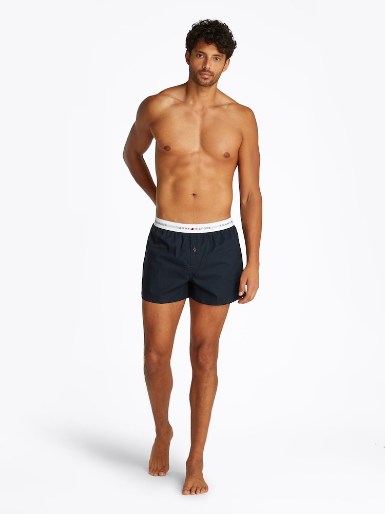Tommy Hilfiger Signature Essential 100% Cotton Boxers 2 Pack - صورة 2 من 5